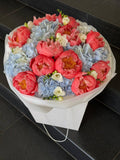 Hydrangea and peonies