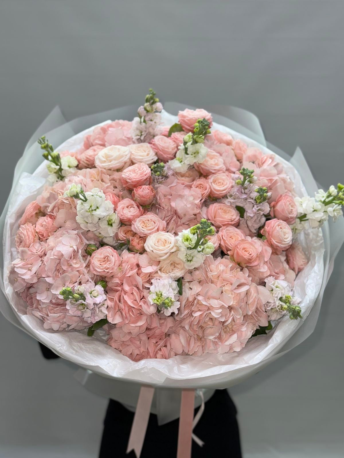 A delicate mix of colors
