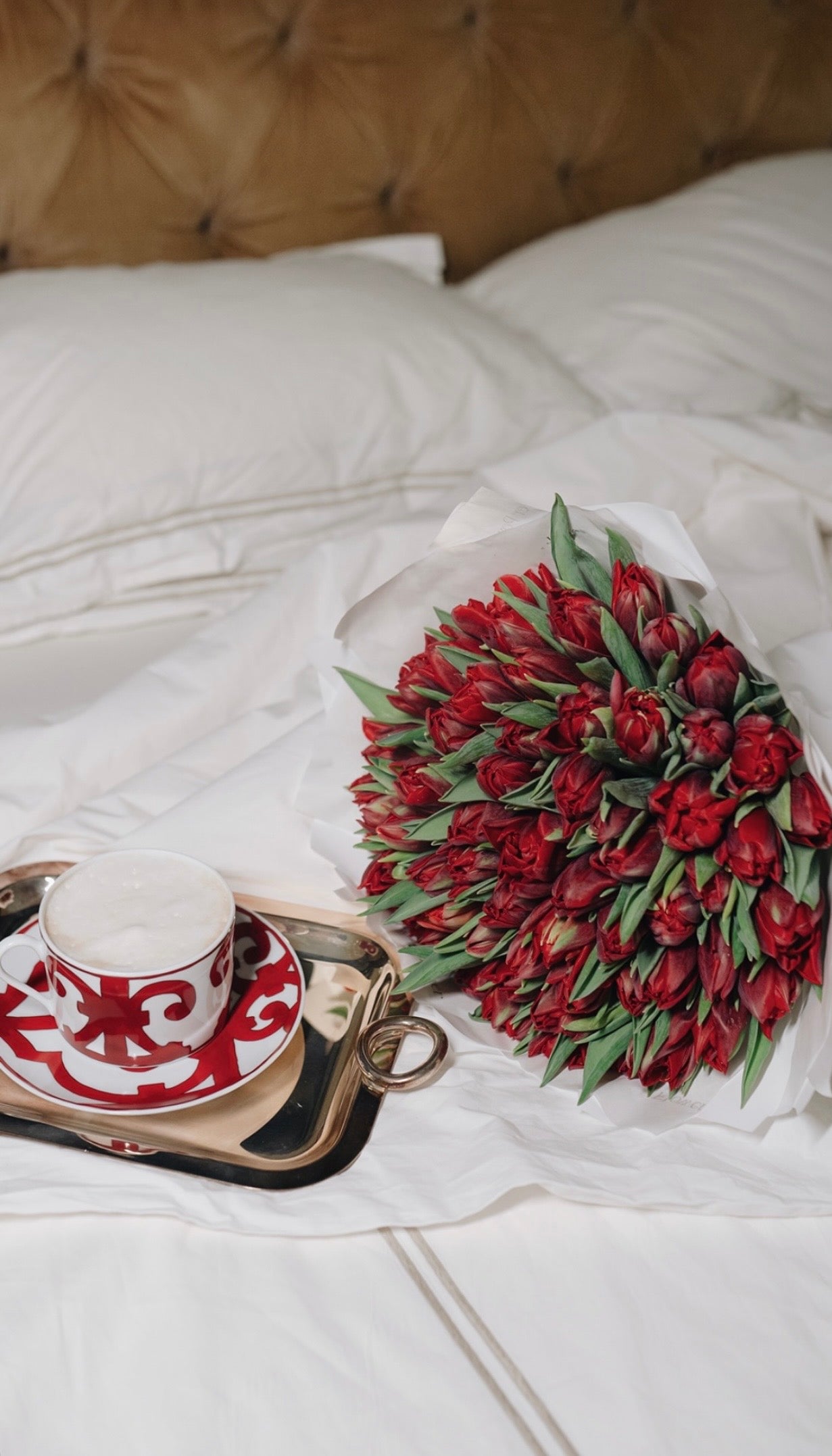 Red tulips